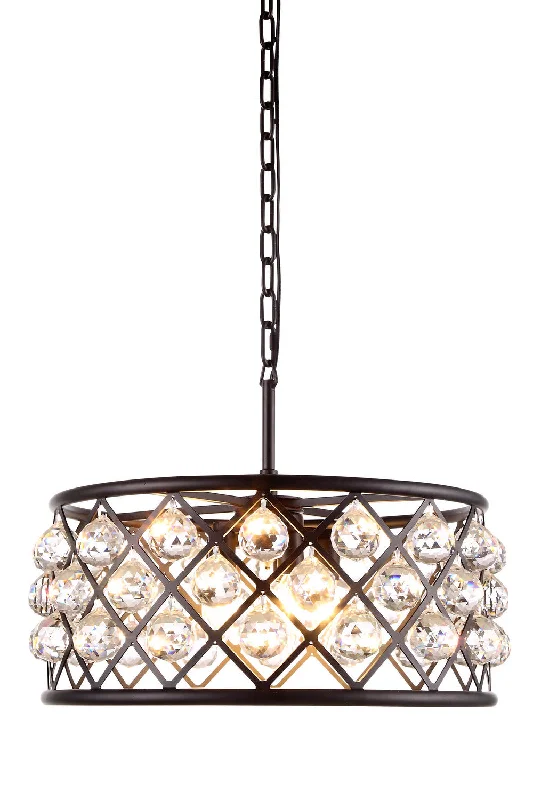 Chandeliers with Metal Frames in Bronze FinishMadison Chandelier