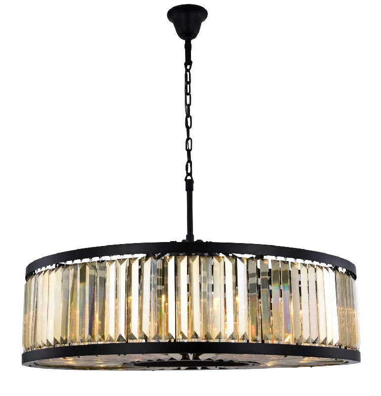 Chandeliers with Metal Frames in Black FinishChelsea  Chandelier