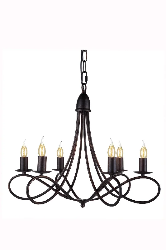 Chandeliers with Metal Frames in Bronze FinishLyndon Pendant