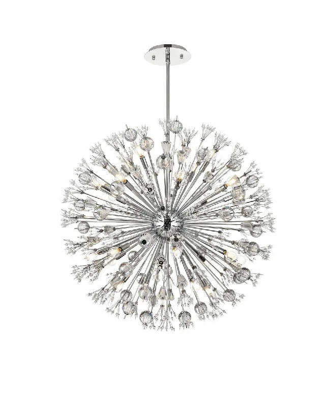Chandeliers with Metal Frames in Silver FinishVera  Pendant