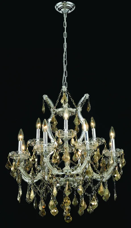 Chandeliers with Colored Glass for a Splash of ColorMaria Theresa  Chandelier