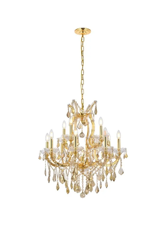 Chandeliers with Metal Frames in Copper FinishMaria Theresa  Chandelier