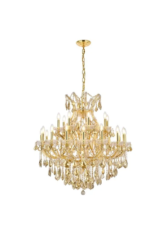 Chandeliers with Metal Frames in Bronze FinishMaria Theresa  Chandelier
