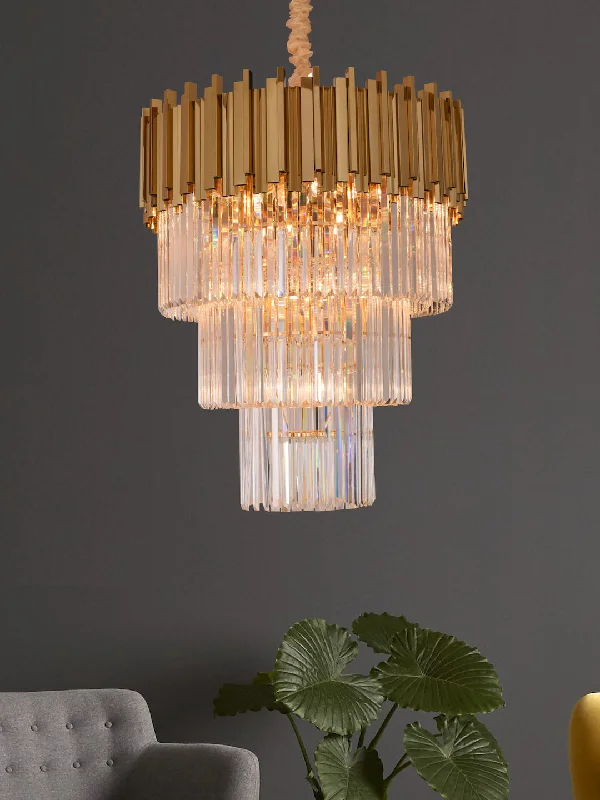 Chandeliers with Colored Glass for a Splash of ColorEron D54 Chandelier