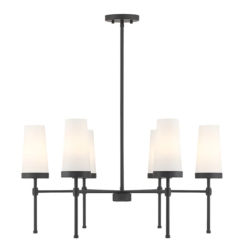 Chandeliers with Murano Glass for a High - End Artistic TouchHaynes 6-Light Chandelier