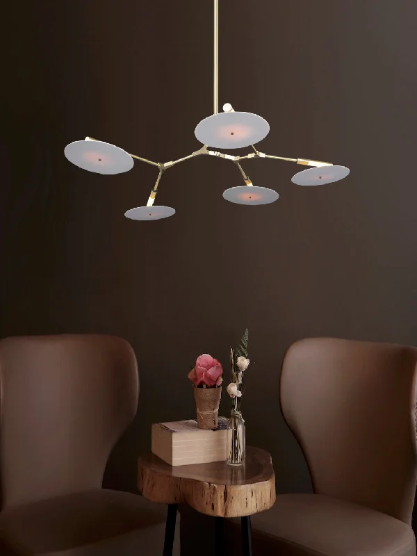 Chandeliers with Candle - Style Bulbs for a Classic AestheticHerald 5-Lamp Chandelier