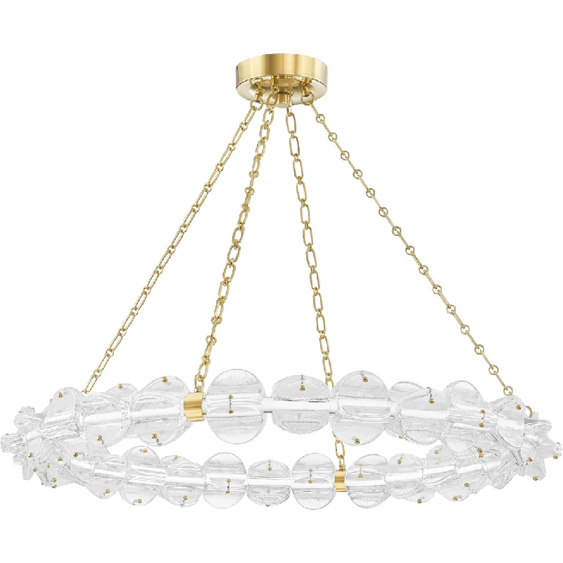 Chandeliers for High Ceilings to Fill Vertical SpaceLindley Small Led Chandelier