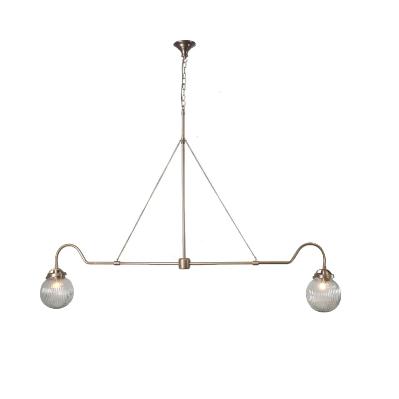 Ceiling - Mounted Chandeliers for Standard CeilingsIceland 2 Brass Chandelier
