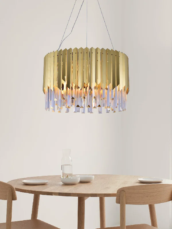 Chandeliers with Metal Frames in Silver FinishJulian D60 Chandelier