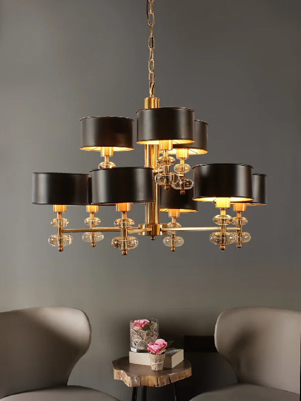 Minimalist Chandeliers for Sleek and Simple InteriorsLucille 6+3-Lamp Chandelier