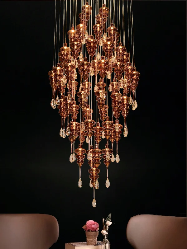 French Country Chandeliers with a Romantic AuraLyric 65-Lamp Chandelier