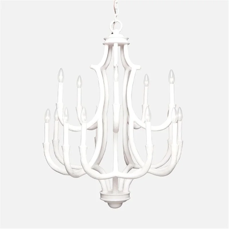 Chandeliers with Pendant Lights for a Stylish LookMade Goods Penelope White Branch Chandelier Chandeliers with Pendant Lights for a Stylish LookMade Goods Penelope White Branch Chandelier