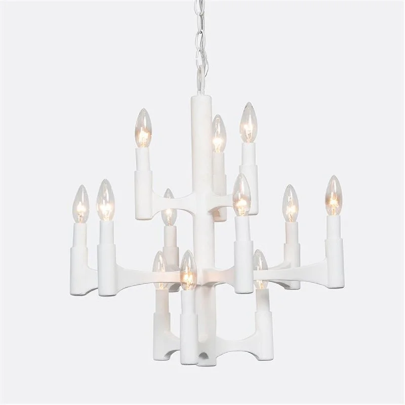 Incandescent Chandeliers for a Warm and Traditional GlowMade Goods Ryker White Gesso Concrete Chandelier Incandescent Chandeliers for a Warm and Traditional GlowMade Goods Ryker White Gesso Concrete Chandelier