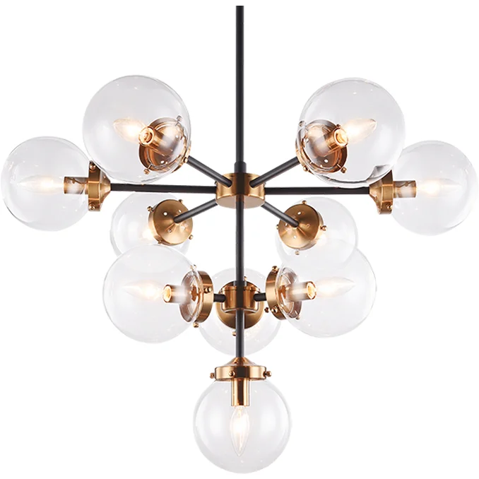 Industrial Iron Chandeliers for Loft - Inspired SpacesMaru 10-Light Chandelier