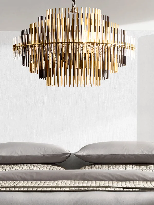 Chandeliers with Metal Frames in Silver FinishMatias Chandelier