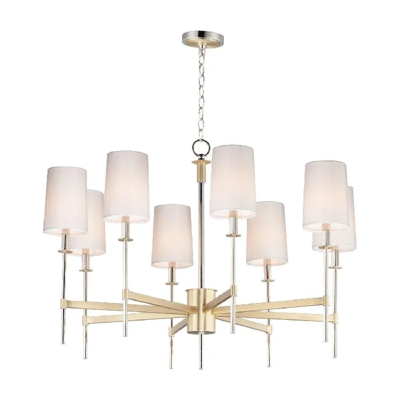 Chandeliers with Clear Crystal for a Sparkling EffectUptown Chandelier