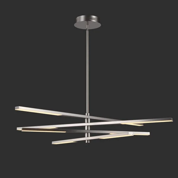 Chandeliers with Adjustable Arms for Directional LightingOSWALT METAL CHANDELIER