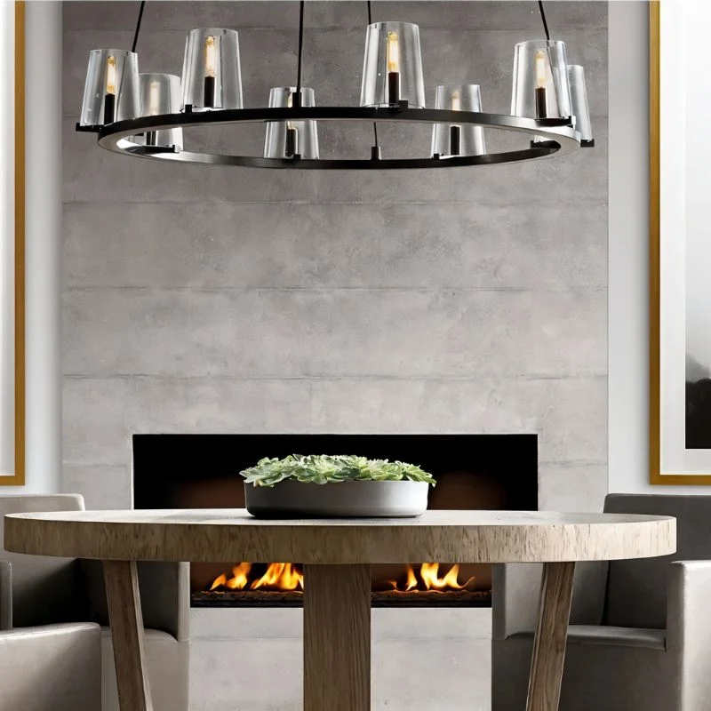 Art Deco Chandeliers for a Retro - Glam LookPrakasa Round Chandelier
