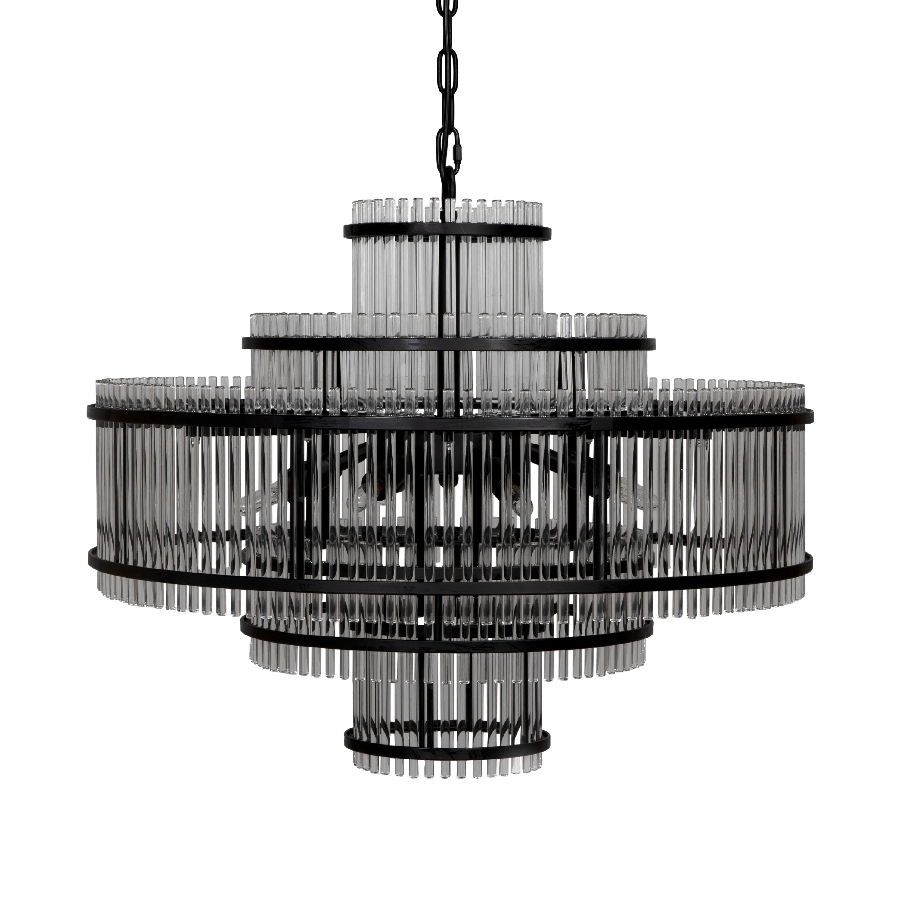 Chandeliers with Metal Frames in Copper FinishRowan Chandelier