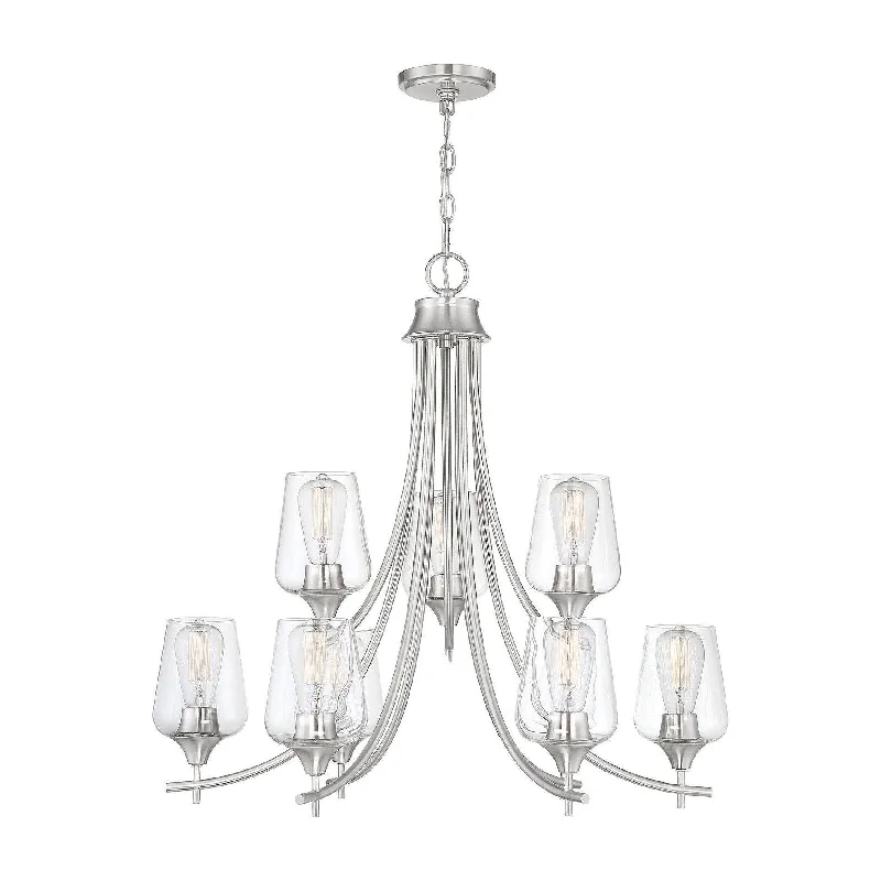 Chandeliers with Adjustable Height for Custom InstallationOctave Chandelier