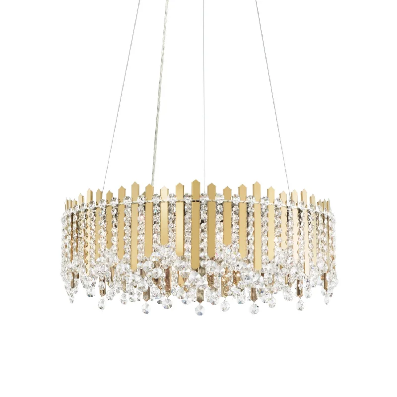 Chandeliers with Metal Frames in Gold FinishSchonbek Lighting MX8343N-301A Chatter Chandelier Gold Mirror Chandeliers with Metal Frames in Gold FinishSchonbek Lighting MX8343N-301A Chatter Chandelier Gold Mirror