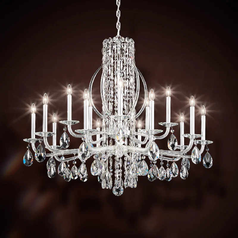Mid - Century Modern Chandeliers for Vintage AppealSchonbek Lighting RS8315N-401A Sarella Chandelier Polished Stainless Steel Mid - Century Modern Chandeliers for Vintage AppealSchonbek Lighting RS8315N-401A Sarella Chandelier Polished Stainless Steel