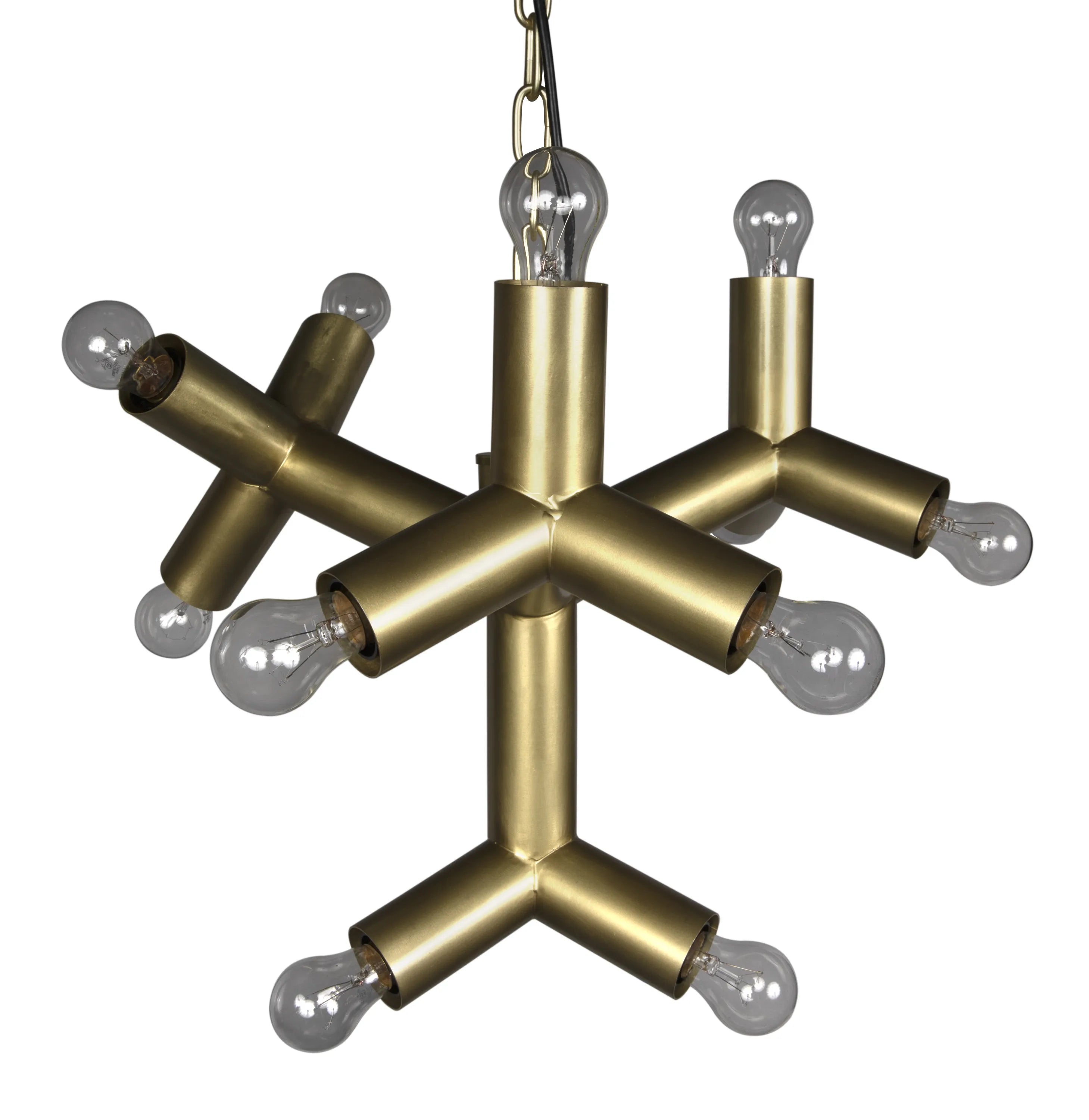 Oversized Chandeliers as a Statement Piece in Living RoomsSnow Flake Chandelier, Metal with Brass Finish Oversized Chandeliers as a Statement Piece in Living RoomsSnow Flake Chandelier, Metal with Brass Finish