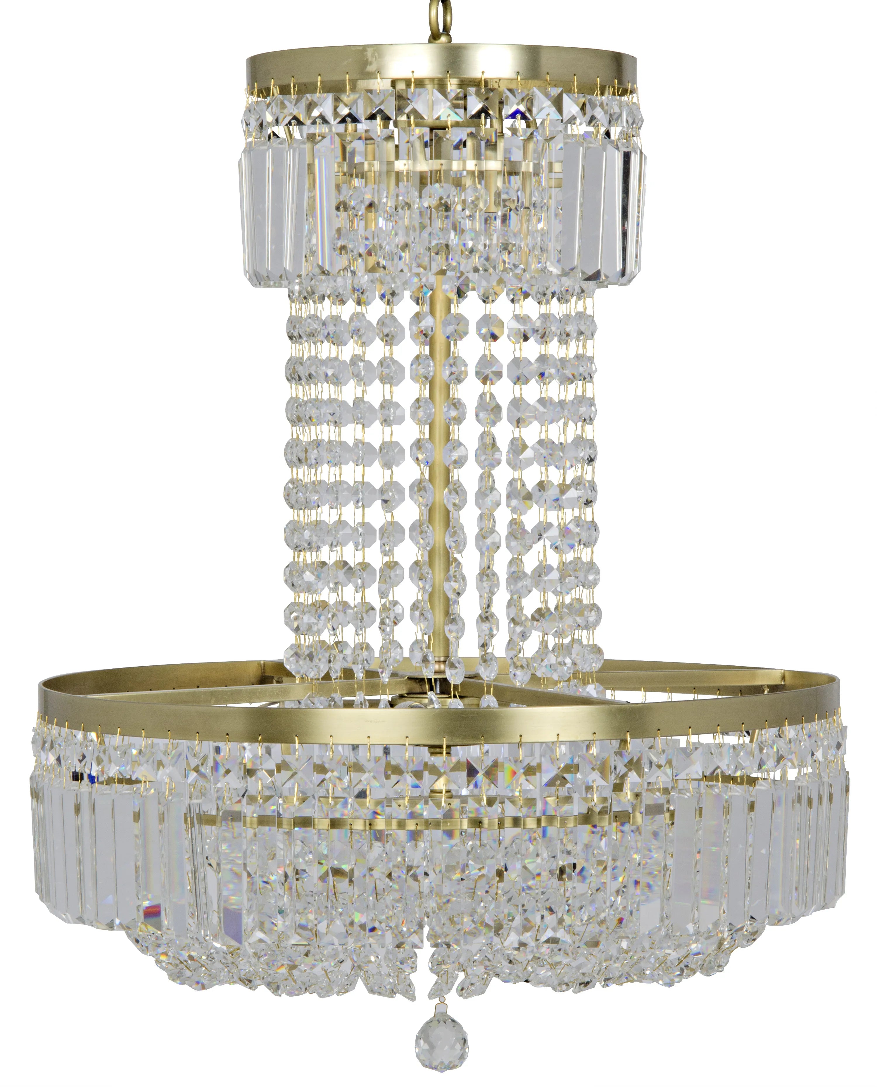 Chandeliers with Adjustable Height for Custom InstallationSt. Petersburg Chandelier, Antique Brass and Glass Chandeliers with Adjustable Height for Custom InstallationSt. Petersburg Chandelier, Antique Brass and Glass