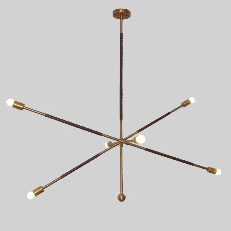 LED Chandeliers for Energy - Efficient LightingStilnovo Brass Six Light Highway Ceiling Chandelier Pendant Light LED Chandeliers for Energy - Efficient LightingStilnovo Brass Six Light Highway Ceiling Chandelier Pendant Light
