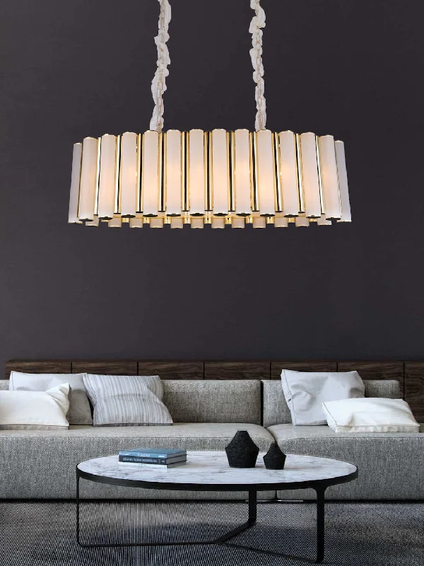 Chandeliers for Dining Rooms to Set the Mood for MealsWillow Linear Chandelier