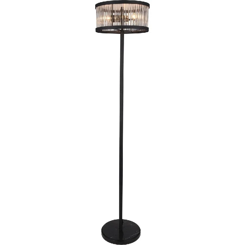 Dimmable Floor Lamp for Adjustable Lighting AmbianceACME Aven Floor Lamp in Black Satin Dimmable Floor Lamp for Adjustable Lighting AmbianceACME Aven Floor Lamp in Black Satin