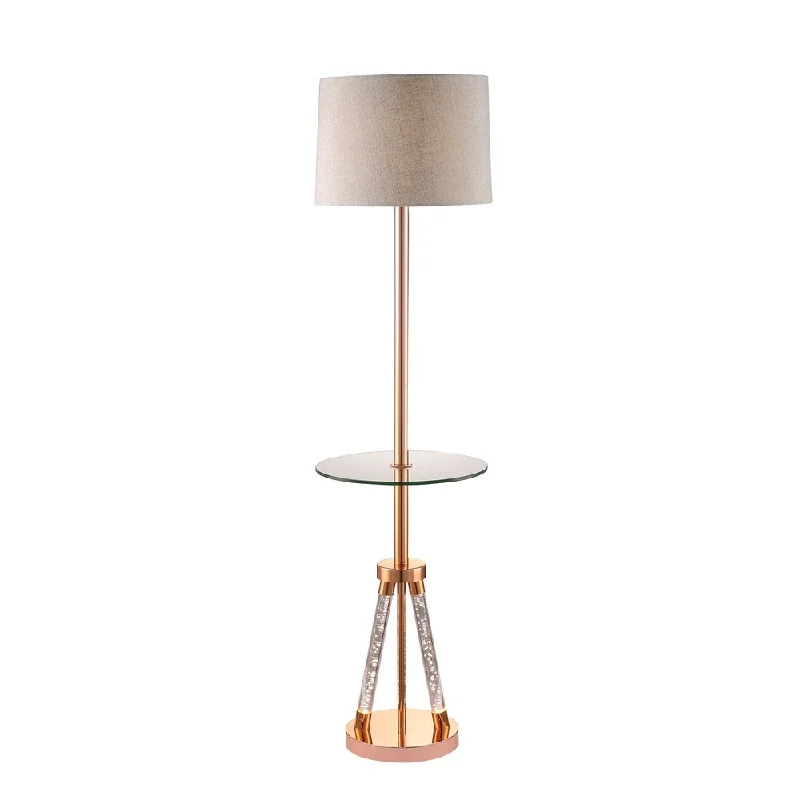 USB Charging Port Floor Lamp for Convenient Device ChargingACME Cici Rose Gold Floor Lamp USB Charging Port Floor Lamp for Convenient Device ChargingACME Cici Rose Gold Floor Lamp