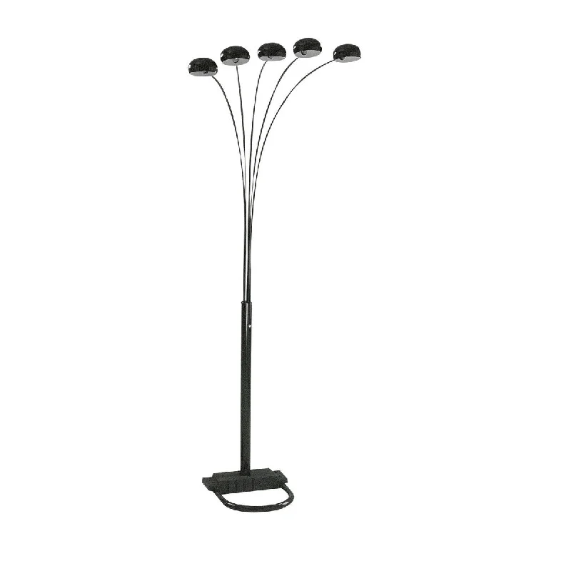 Fabric Floor Lamp with a Linen Shade for a Relaxed AestheticACME Lamp Floor Lamp in Black Fabric Floor Lamp with a Linen Shade for a Relaxed AestheticACME Lamp Floor Lamp in Black