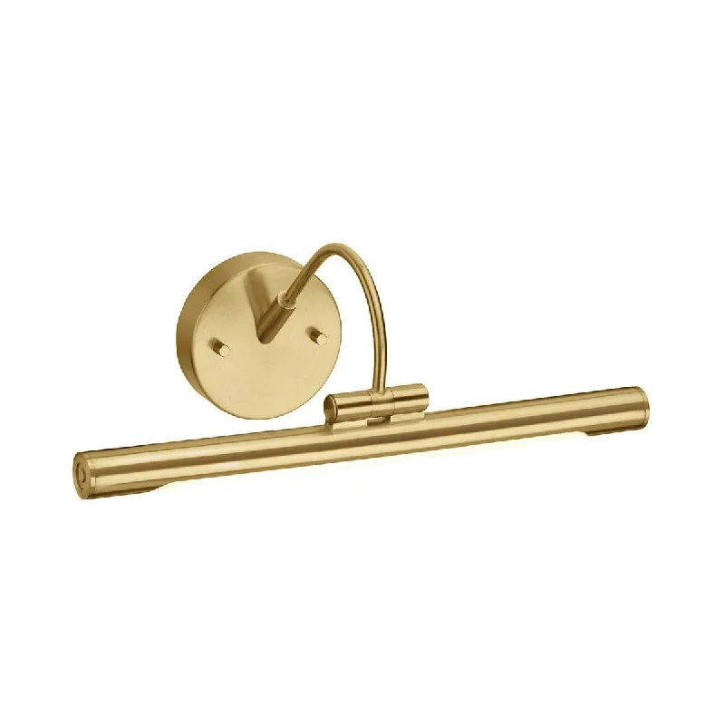 Modern Minimalist Floor Lamp for Contemporary Living RoomsAlton 1 Light Small LED Brushed Brass Picture Light Modern Minimalist Floor Lamp for Contemporary Living RoomsAlton 1 Light Small LED Brushed Brass Picture Light