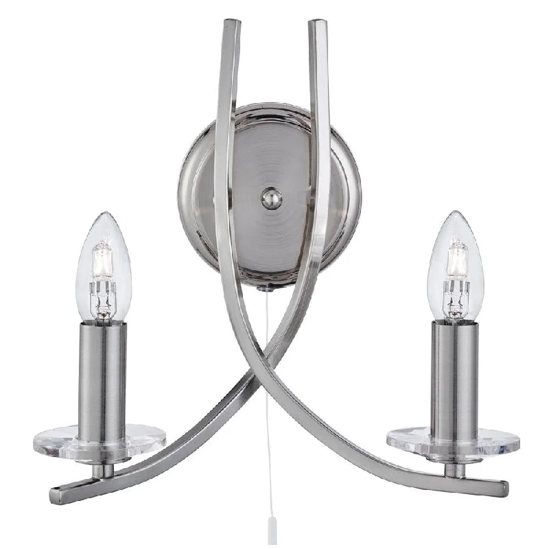 Marble Base Floor Lamp for a Touch of LuxuryAscona 2 Light Satin Silver Wall Light With Clear Glass Sconces Marble Base Floor Lamp for a Touch of LuxuryAscona 2 Light Satin Silver Wall Light With Clear Glass Sconces