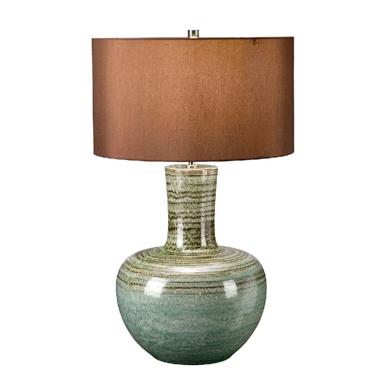  Way Switch Floor Lamp for Multiple Light Intensity LevelsElstead Barnsbury Green Glazed Ceramic Table Lamp