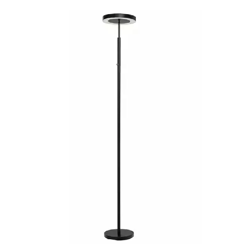 Smart Floor Lamp with Voice Control and Bluetooth ConnectivityBlack LED Floor Lamp Adjustable Functional Floor - 11" x 71" Smart Floor Lamp with Voice Control and Bluetooth ConnectivityBlack LED Floor Lamp Adjustable Functional Floor - 11" x 71"