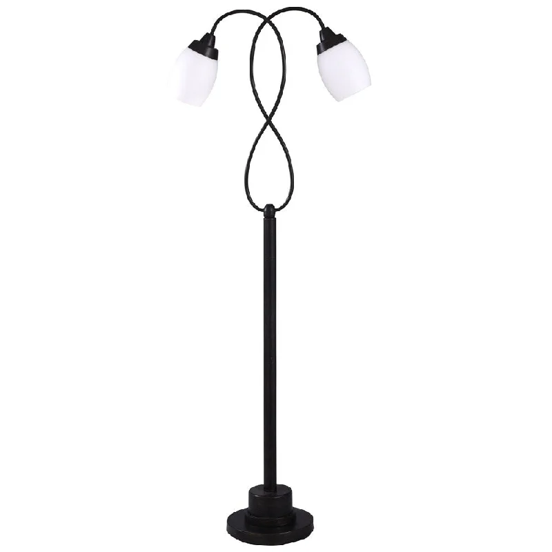 Victorian Style Floor Lamp for Traditional and Elegant InteriorsBrontes Black Floor Lamp - Frosted White Shade Victorian Style Floor Lamp for Traditional and Elegant InteriorsBrontes Black Floor Lamp - Frosted White Shade