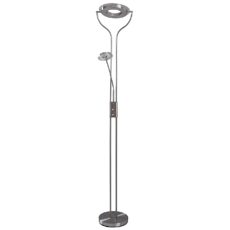 Rustic Farmhouse Style Floor Lamp for Cozy BedroomsCarbon Loft Carradine Chrome LED Task Light Floor Lamp Rustic Farmhouse Style Floor Lamp for Cozy BedroomsCarbon Loft Carradine Chrome LED Task Light Floor Lamp