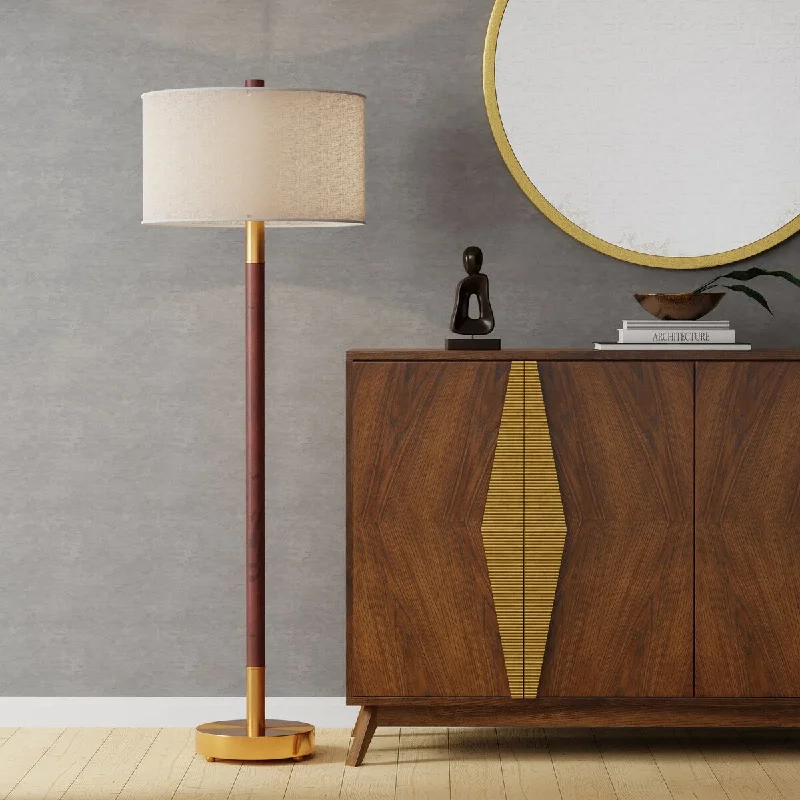 Modern Minimalist Floor Lamp for Contemporary Living RoomsCurrey & Company Bravo Mahogany Floor Lamp - 66.25"h x 22"dia. Modern Minimalist Floor Lamp for Contemporary Living RoomsCurrey & Company Bravo Mahogany Floor Lamp - 66.25"h x 22"dia.
