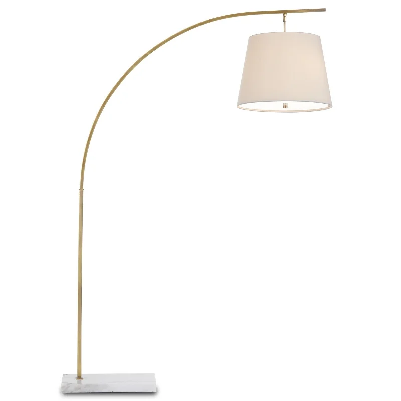Wood Floor Lamp with Natural Grain for a Warm and Organic FeelCurrey & Company Cloister Medium Brass Floor Lamp - 70"h x 17"w x 46"d Wood Floor Lamp with Natural Grain for a Warm and Organic FeelCurrey & Company Cloister Medium Brass Floor Lamp - 70"h x 17"w x 46"d