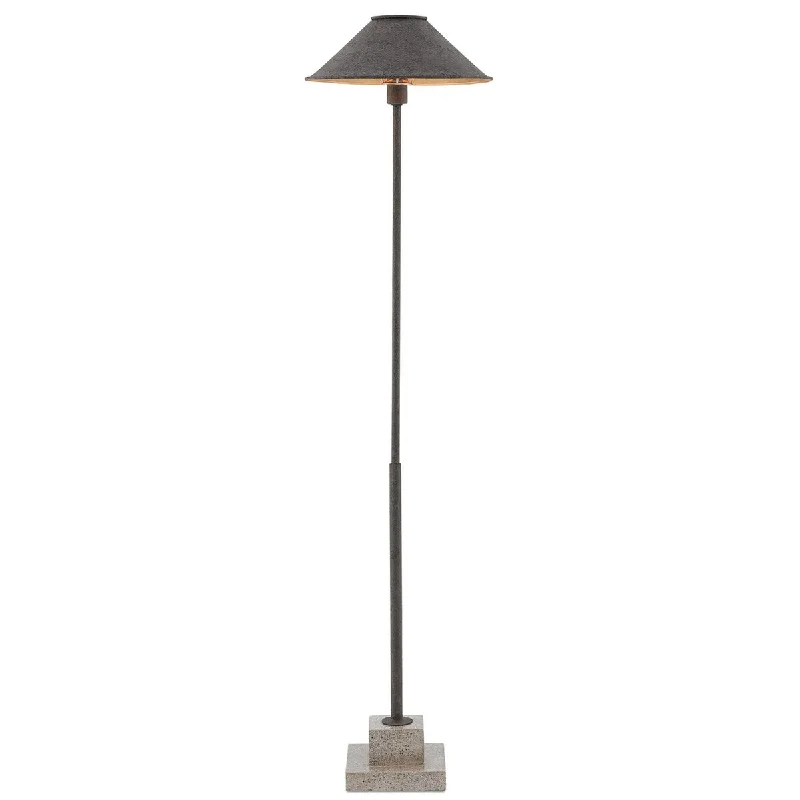 Marble Base Floor Lamp for a Touch of LuxuryCurrey & Company Fudo Black Floor Lamp - 49.75"h x 12"dia.