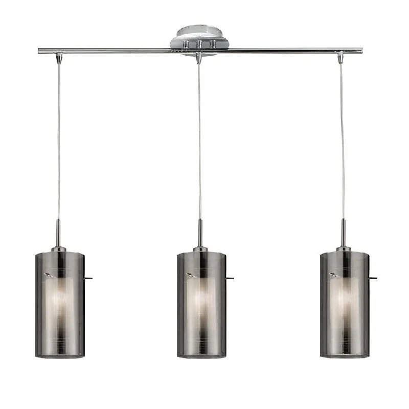 Industrial Style Floor Lamp with Exposed Bulbs for Loft ApartmentsDuo 2 - 3 Light Bar Pendant Smokey/Frosted Glass Shades Industrial Style Floor Lamp with Exposed Bulbs for Loft ApartmentsDuo 2 - 3 Light Bar Pendant Smokey/Frosted Glass Shades