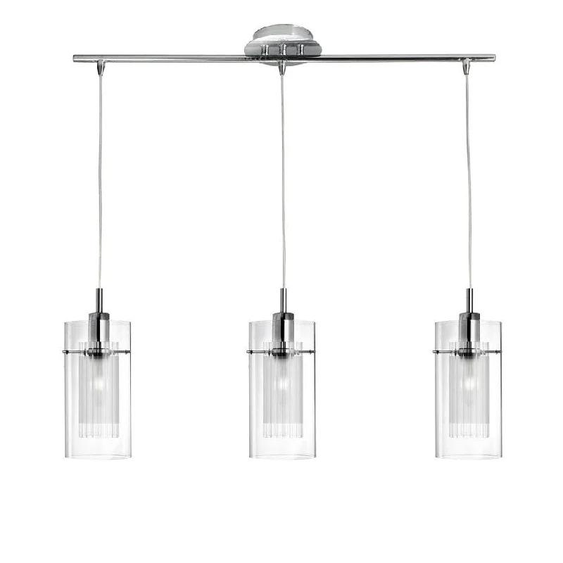 Dimmable Floor Lamp for Adjustable Lighting AmbianceDuo I Chrome & Double Glass 3 Light Bar Ceiling Pendant Dimmable Floor Lamp for Adjustable Lighting AmbianceDuo I Chrome & Double Glass 3 Light Bar Ceiling Pendant