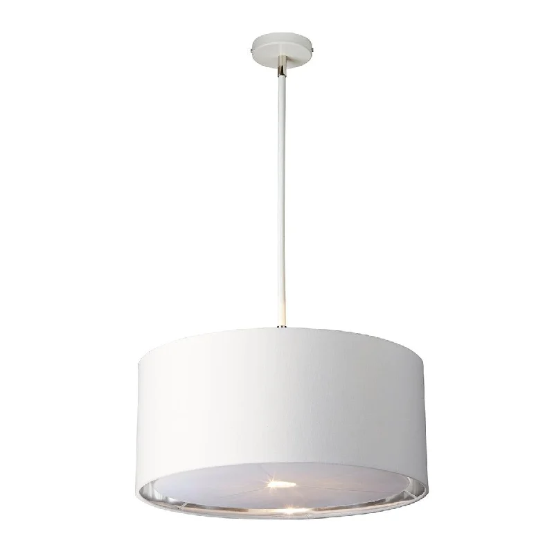 Bohemian Inspired Floor Lamp for Eclectic Home DecorElstead Balance 1 Light White & Nickel Ceiling Pendant
