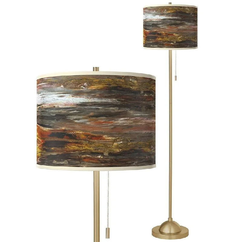 Bohemian Inspired Floor Lamp for Eclectic Home DecorEmbracing Change Warm Gold Stick Floor Lamp - 13" x 62" Bohemian Inspired Floor Lamp for Eclectic Home DecorEmbracing Change Warm Gold Stick Floor Lamp - 13" x 62"