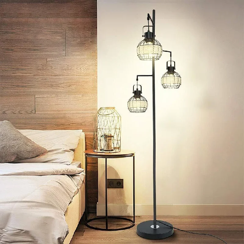Modern Minimalist Floor Lamp for Contemporary Living RoomsFarmhouse Rustic Tall Standing Lamp Black Pole Tree Floor Lamp - 1 Modern Minimalist Floor Lamp for Contemporary Living RoomsFarmhouse Rustic Tall Standing Lamp Black Pole Tree Floor Lamp - 1