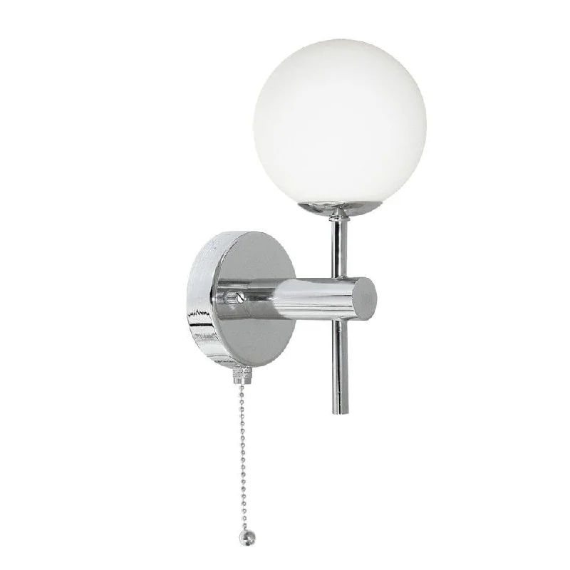 Glass Floor Lamp with Frosted Shades for Soft Diffused LightGlobal 1 Light Chrome Bathroom Wall Light - Cord Pull Glass Floor Lamp with Frosted Shades for Soft Diffused LightGlobal 1 Light Chrome Bathroom Wall Light - Cord Pull