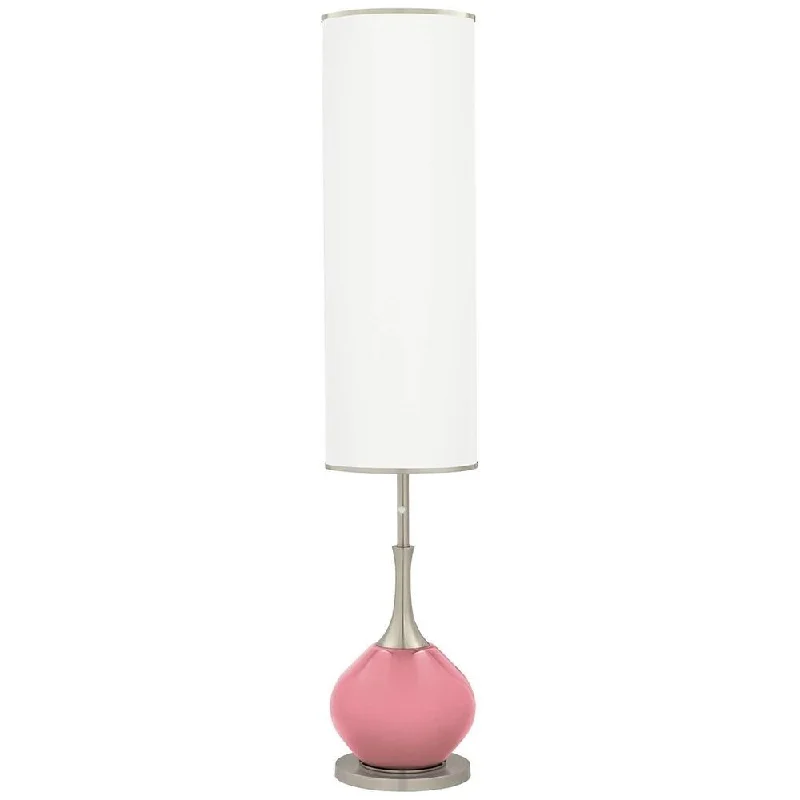 Metal Floor Lamp with a Matte Black Finish for a Sleek LookHaute Pink Jule Modern Floor Lamp - 12" x 60" Metal Floor Lamp with a Matte Black Finish for a Sleek LookHaute Pink Jule Modern Floor Lamp - 12" x 60"
