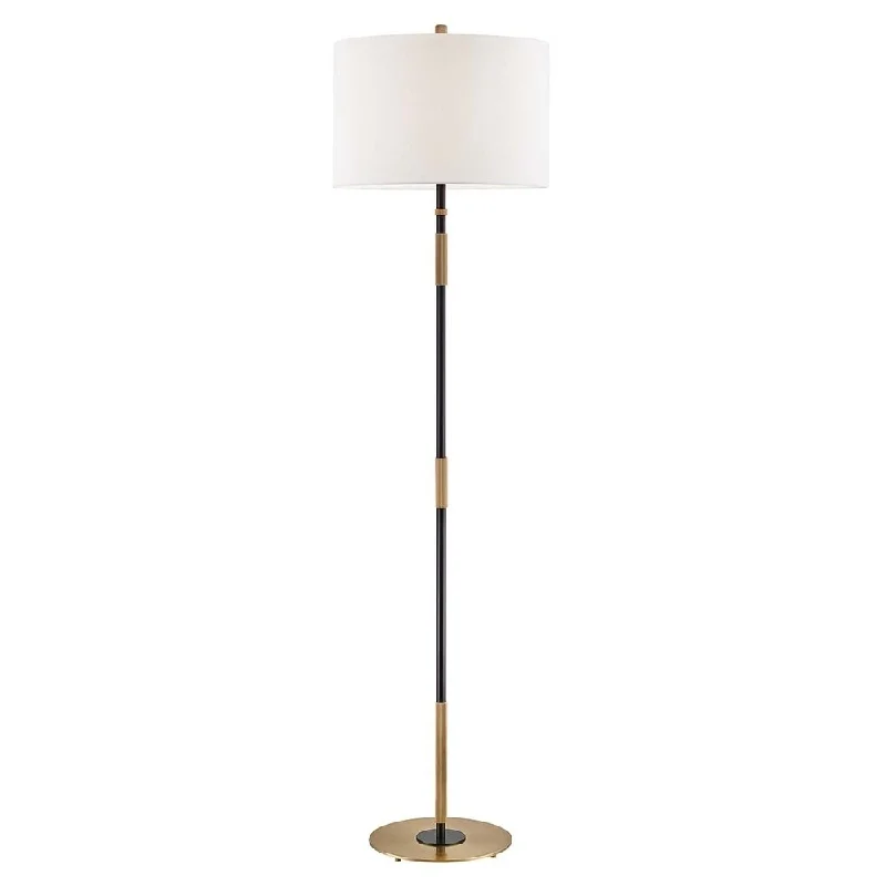Glass Floor Lamp with Frosted Shades for Soft Diffused LightHudson Valley Bowery 1-light Aged Old Bronze Floor Lamp, White Linen Glass Floor Lamp with Frosted Shades for Soft Diffused LightHudson Valley Bowery 1-light Aged Old Bronze Floor Lamp, White Linen
